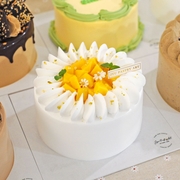 Mango Custard Cake